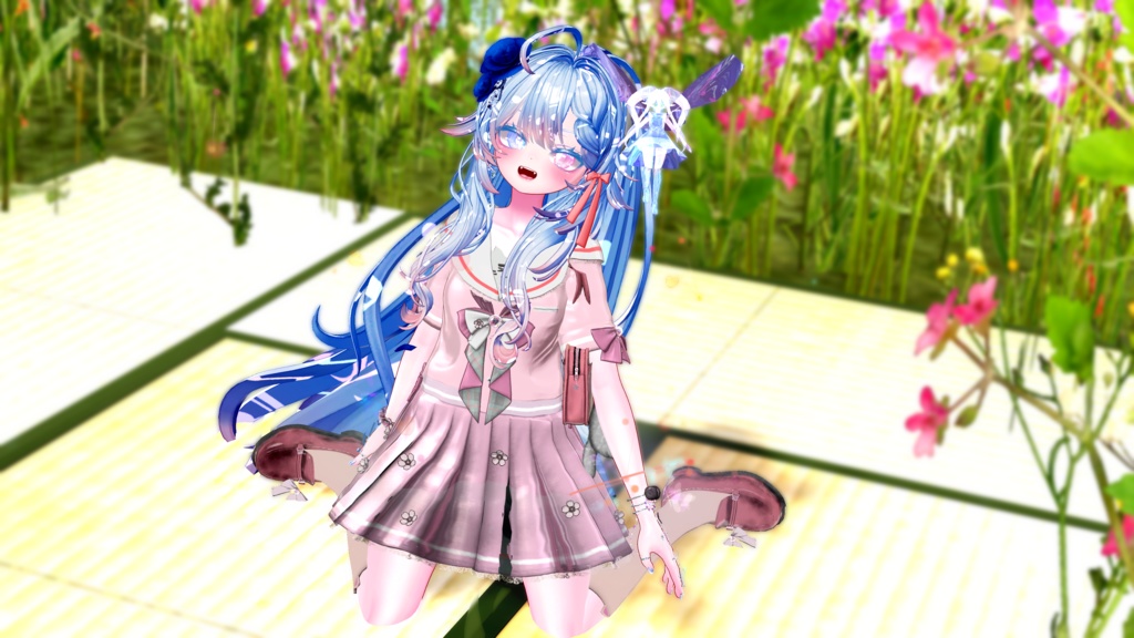 104アバター相当制服コーデ さくらいろひまりねこ(26バリエーション、VRChat向衣装)#mumu_shop
