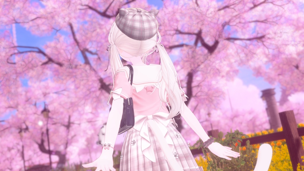 104アバター相当制服コーデ さくらいろひまりねこ(26バリエーション、VRChat向衣装)#mumu_shop
