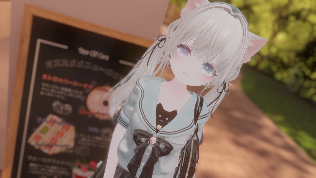 104アバター相当制服コーデ さくらいろひまりねこ(26バリエーション、VRChat向衣装)#mumu_shop