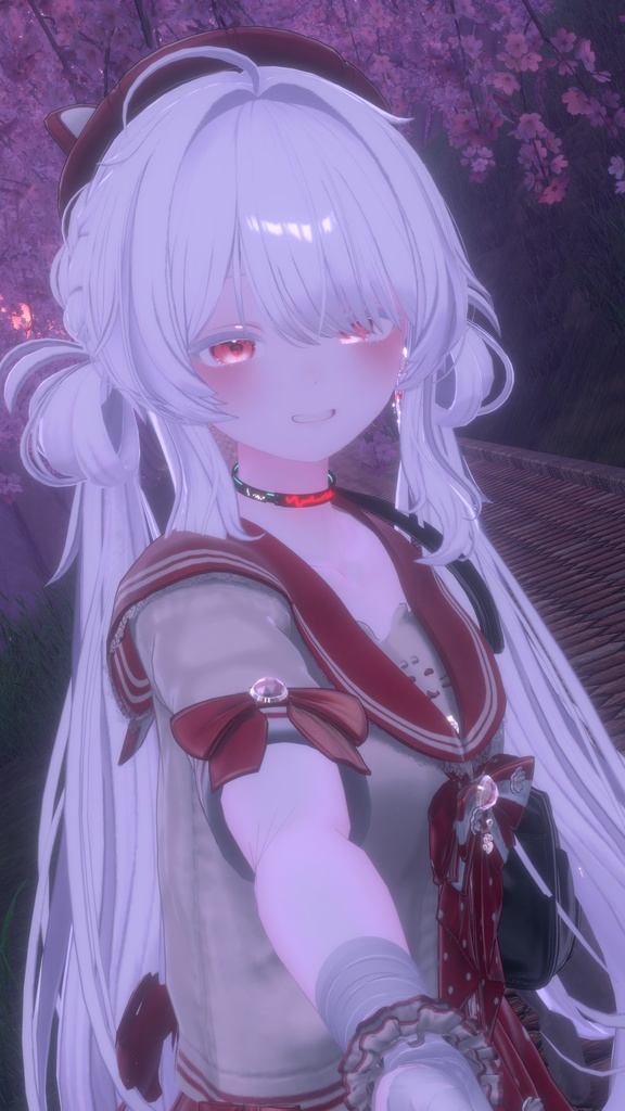 104アバター相当制服コーデ さくらいろひまりねこ(26バリエーション、VRChat向衣装)#mumu_shop