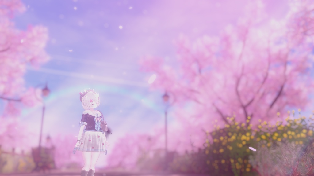 104アバター相当制服コーデ さくらいろひまりねこ(26バリエーション、VRChat向衣装)#mumu_shop