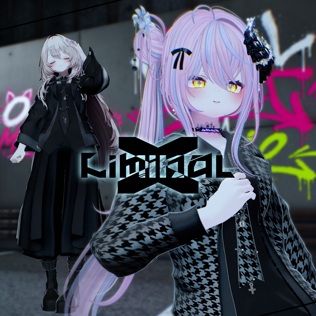 21アバター相当対応Liminal-Xリミナルクロス(VRChat向衣装)#mumu_shop