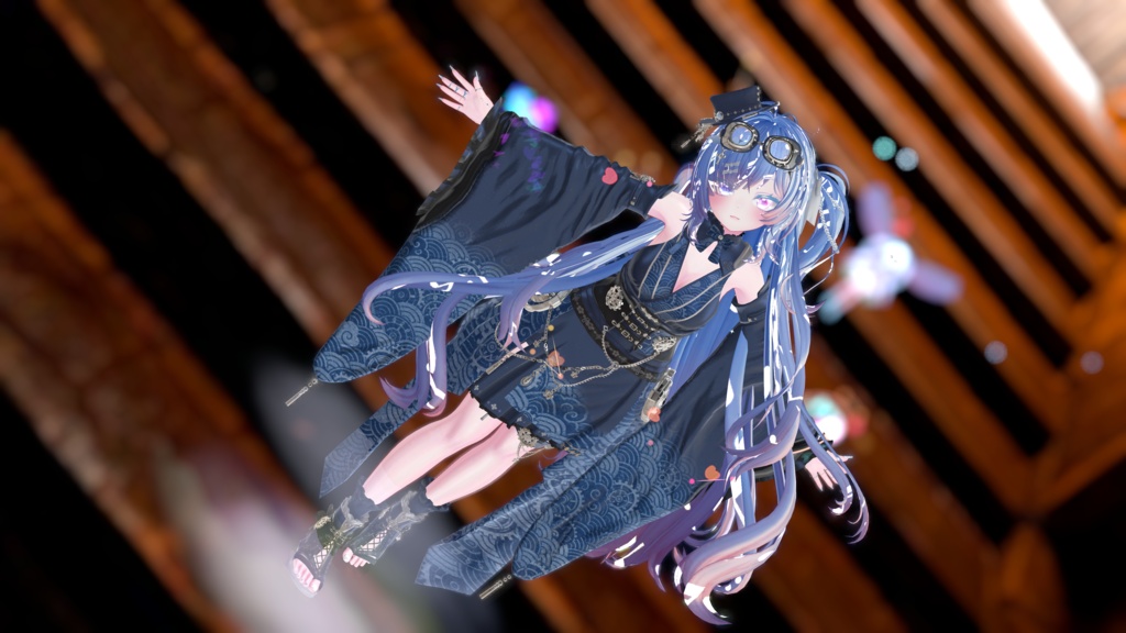 102アバター相当 和風スチームパンク衣装 「蒸気桜綺譚」#mumu_shop