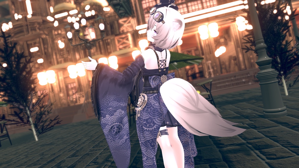 セール中🥰102アバター相当 和風スチームパンク衣装 「蒸気桜綺譚」#mumu_shop