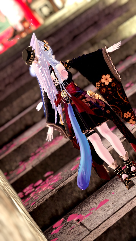 102アバター相当 和風スチームパンク衣装 「蒸気桜綺譚」#mumu_shop