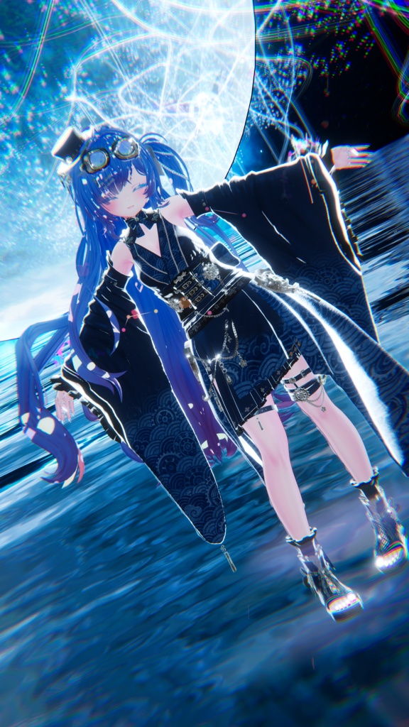 102アバター相当 和風スチームパンク衣装 「蒸気桜綺譚」#mumu_shop
