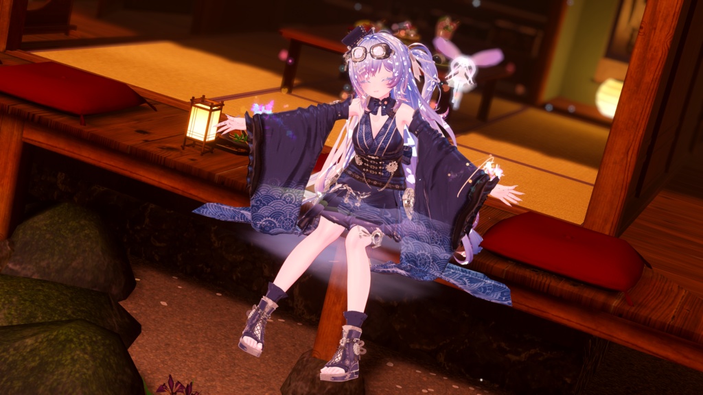 102アバター相当 和風スチームパンク衣装 「蒸気桜綺譚」#mumu_shop