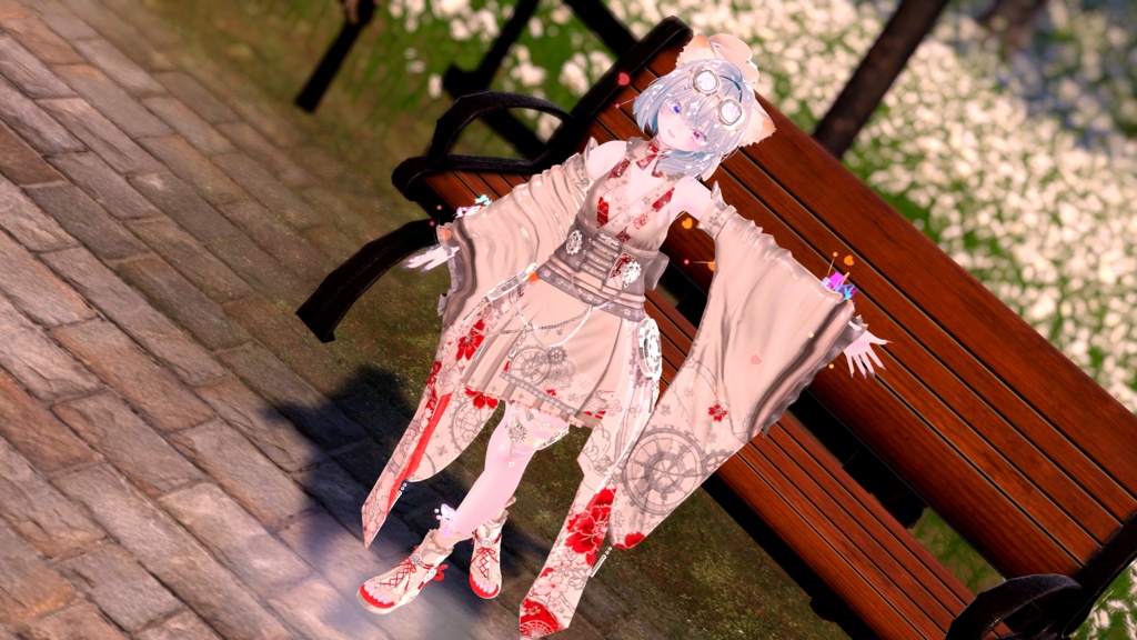 102アバター相当 和風スチームパンク衣装 「蒸気桜綺譚」#mumu_shop