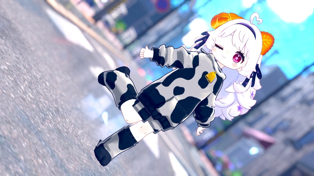 まめきぷコロネ衣装&移動モーション「キャトラれーしょん」#mumu_shop
