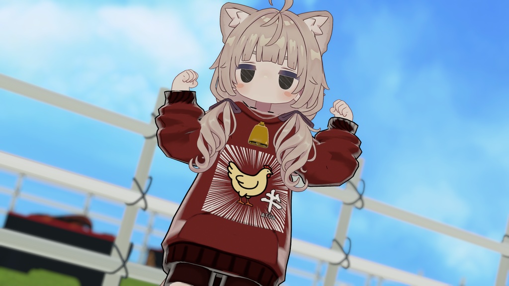 まめきぷコロネ衣装&移動モーション「キャトラれーしょん」#mumu_shop