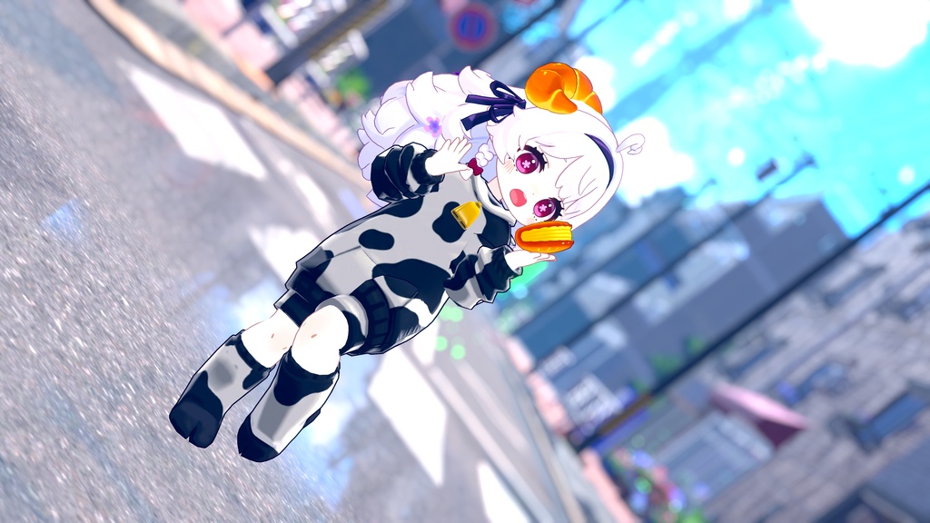 まめきぷコロネ衣装&移動モーション「キャトラれーしょん」#mumu_shop