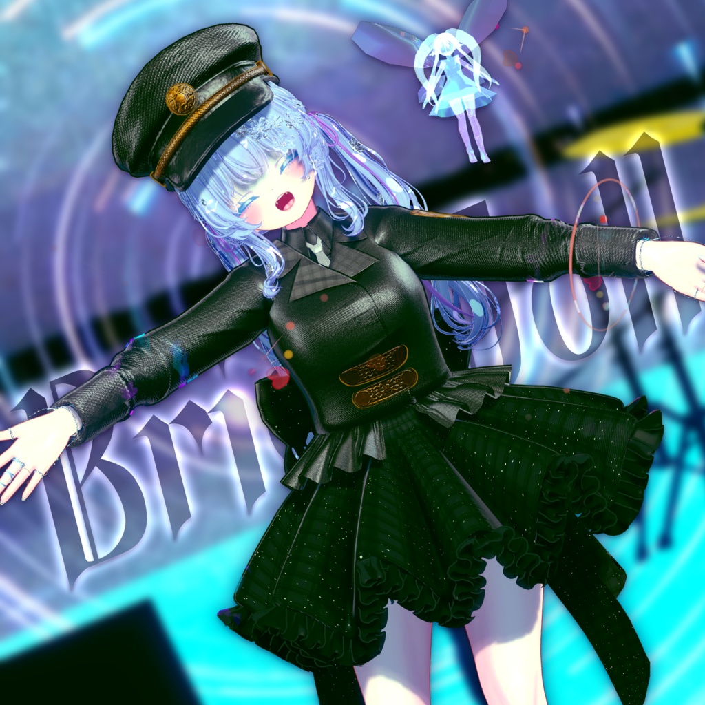 42アバター相当 軍服風アイドル衣装 Brigadoll-ブリガドール #mumu_shop