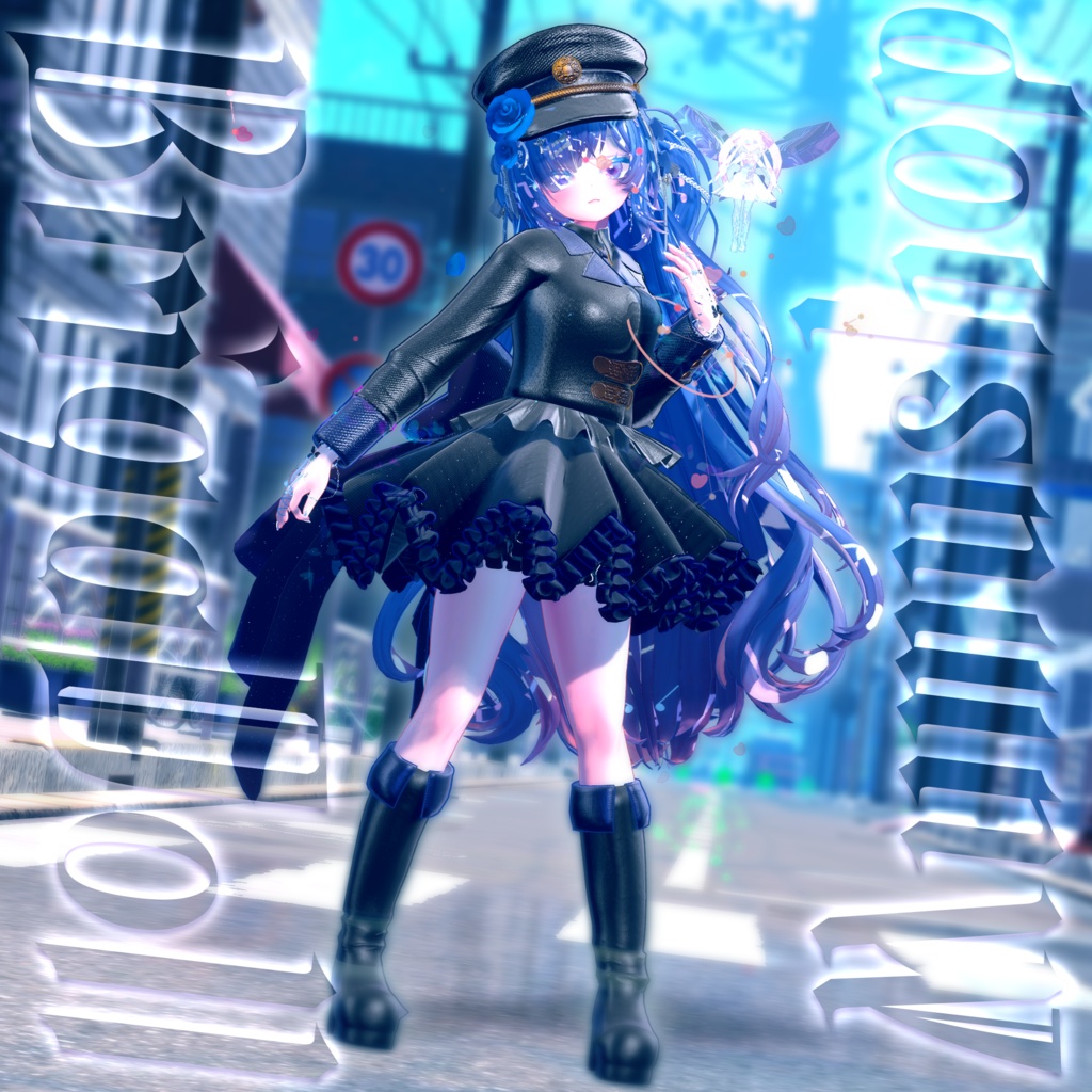 42アバター相当 軍服風アイドル衣装 Brigadoll-ブリガドール #mumu_shop