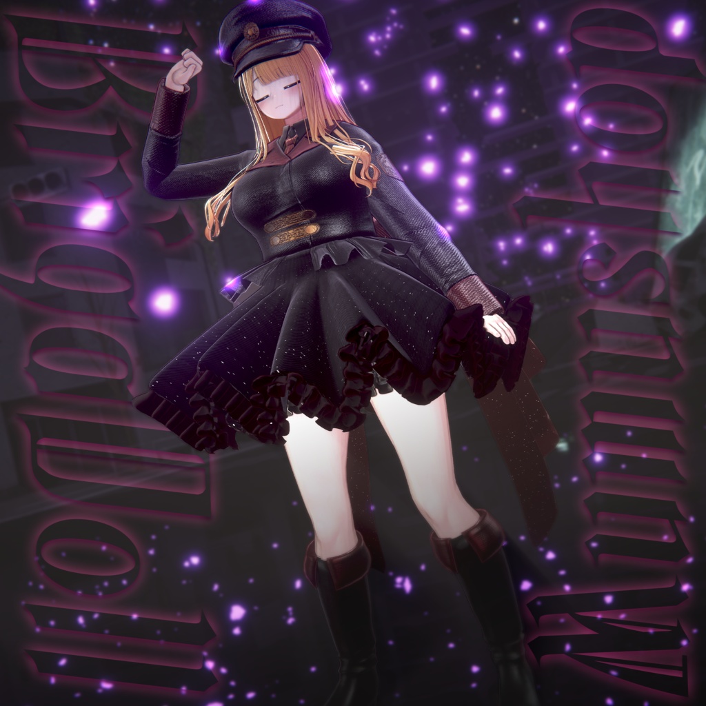 42アバター相当 軍服風アイドル衣装 Brigadoll-ブリガドール #mumu_shop
