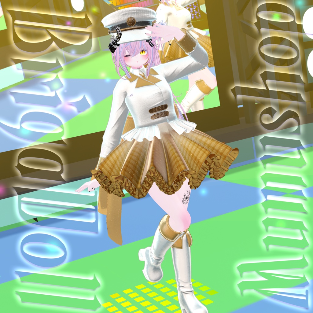 42アバター相当 軍服風アイドル衣装 Brigadoll-ブリガドール #mumu_shop