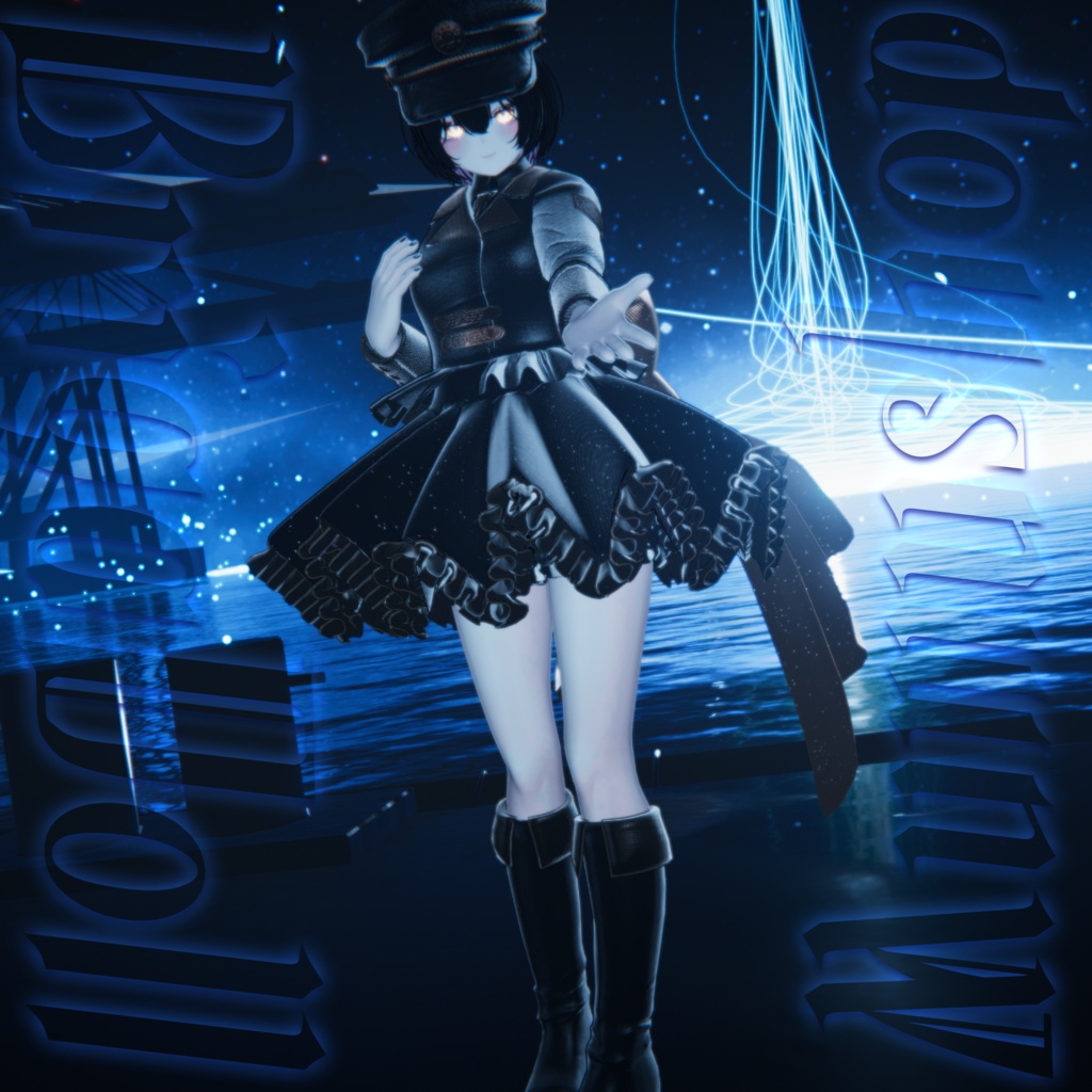 42アバター相当 軍服風アイドル衣装 Brigadoll-ブリガドール #mumu_shop