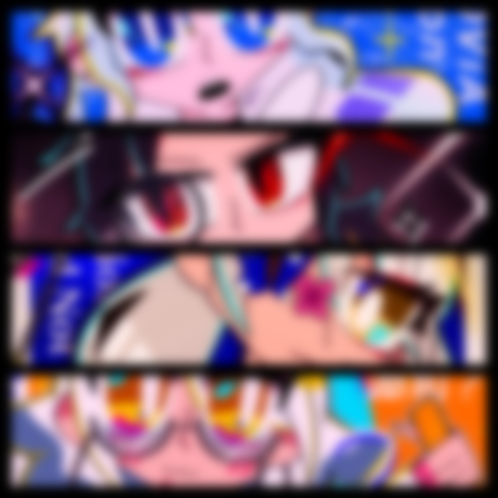 GALAXY WAVE DELTA 曲擬人化絵セット