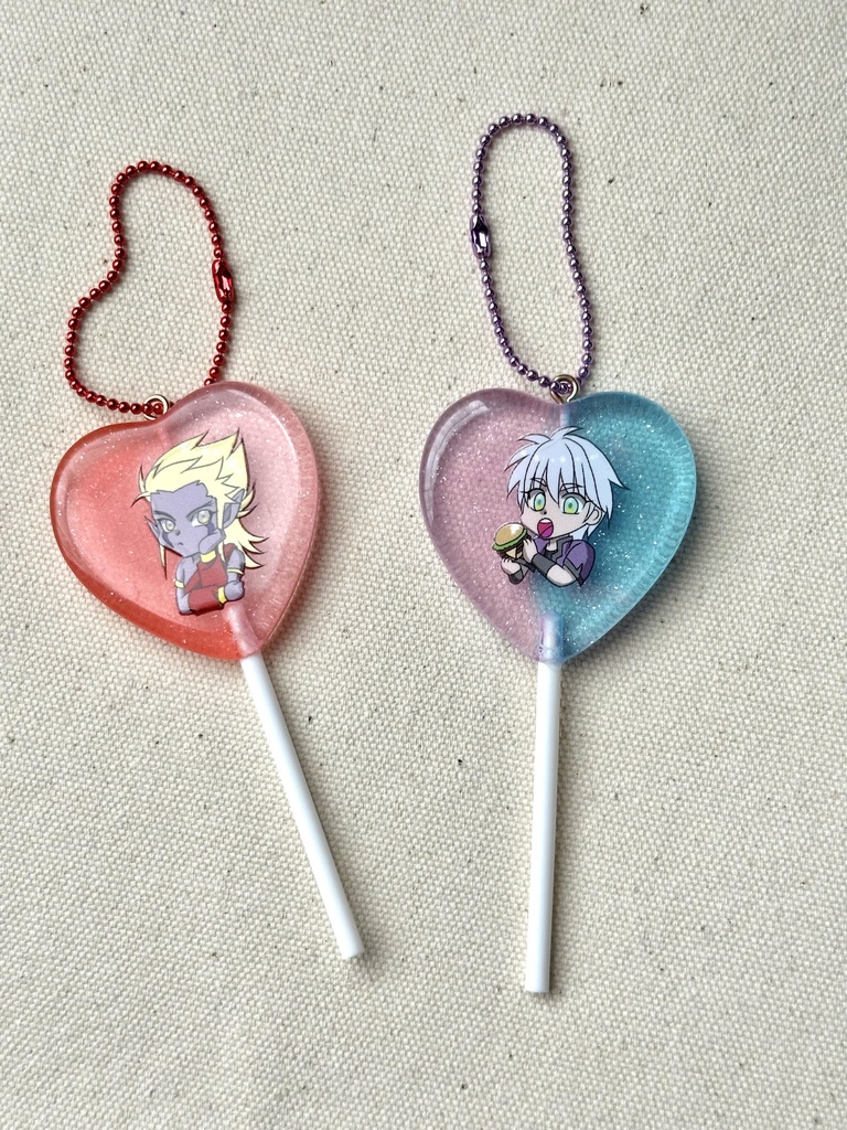 ラーハルトとヒュンケルペロキャンキーホルダー