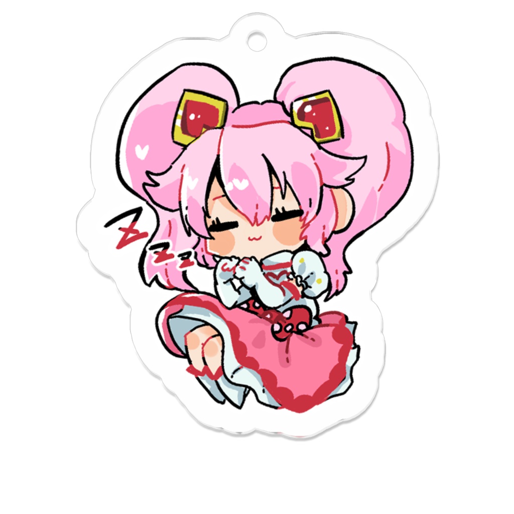 ねむたいリリカちゃんのアクリルキーホルダー