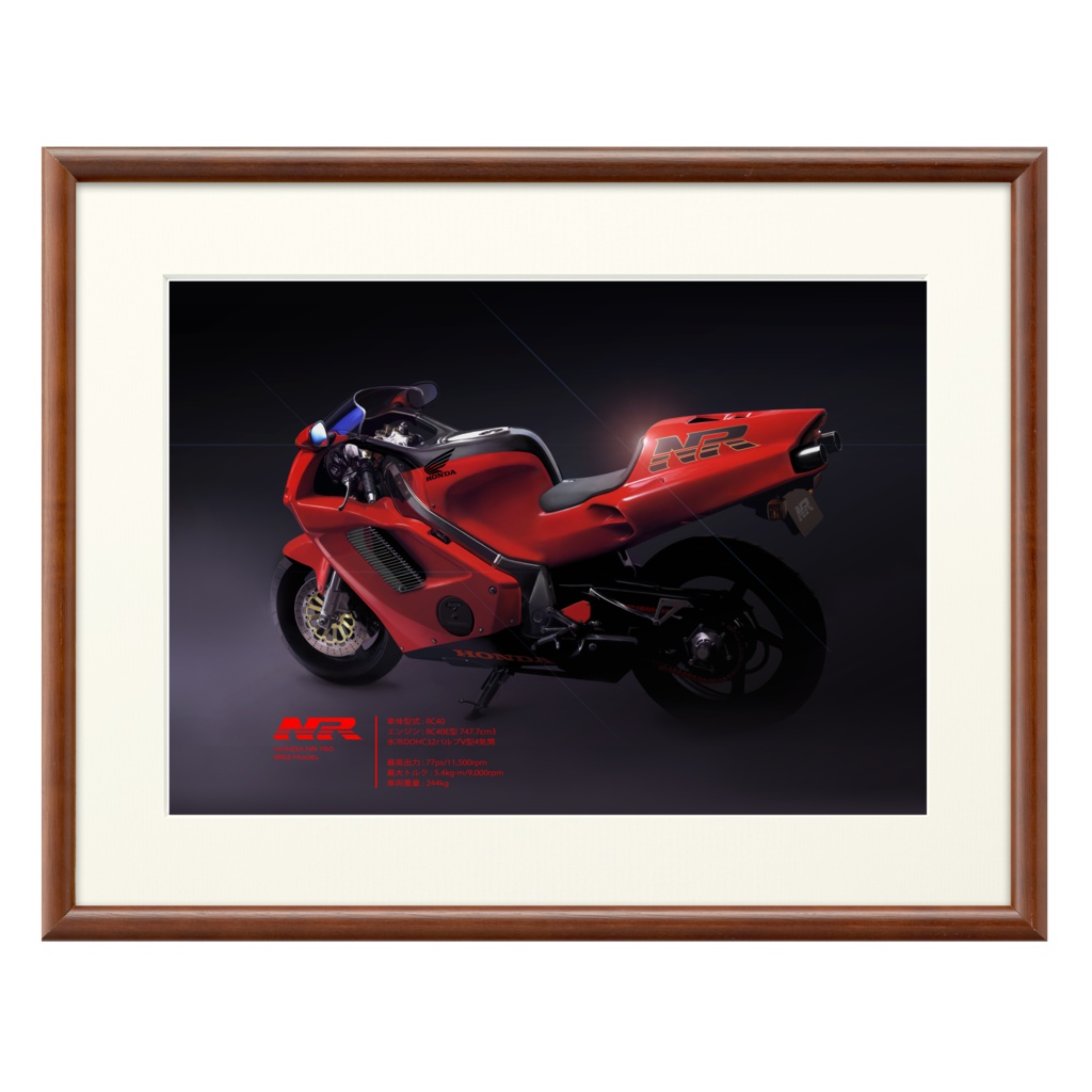 Templates - Motorcycles - Honda - Honda NR750