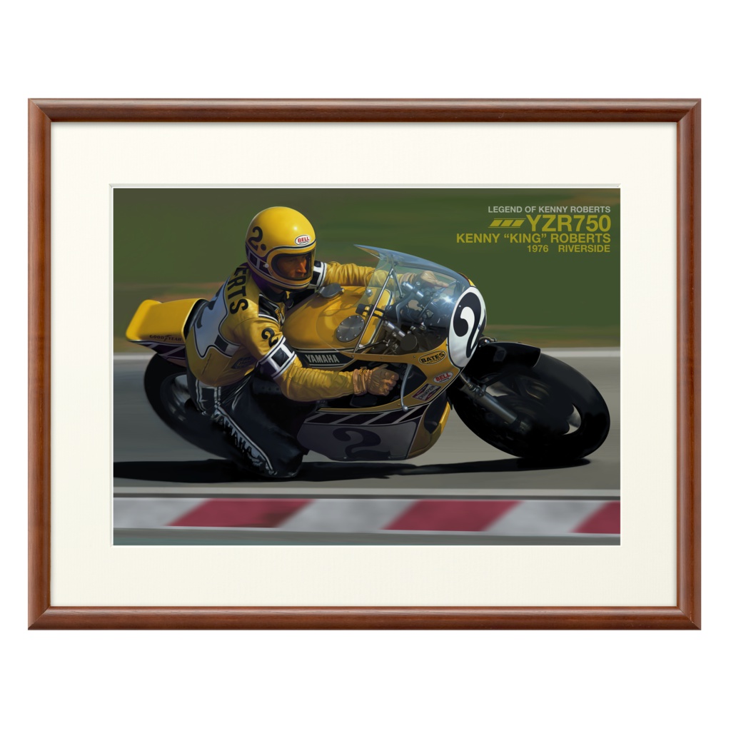 ケニー・ロバーツ YZRイラスト