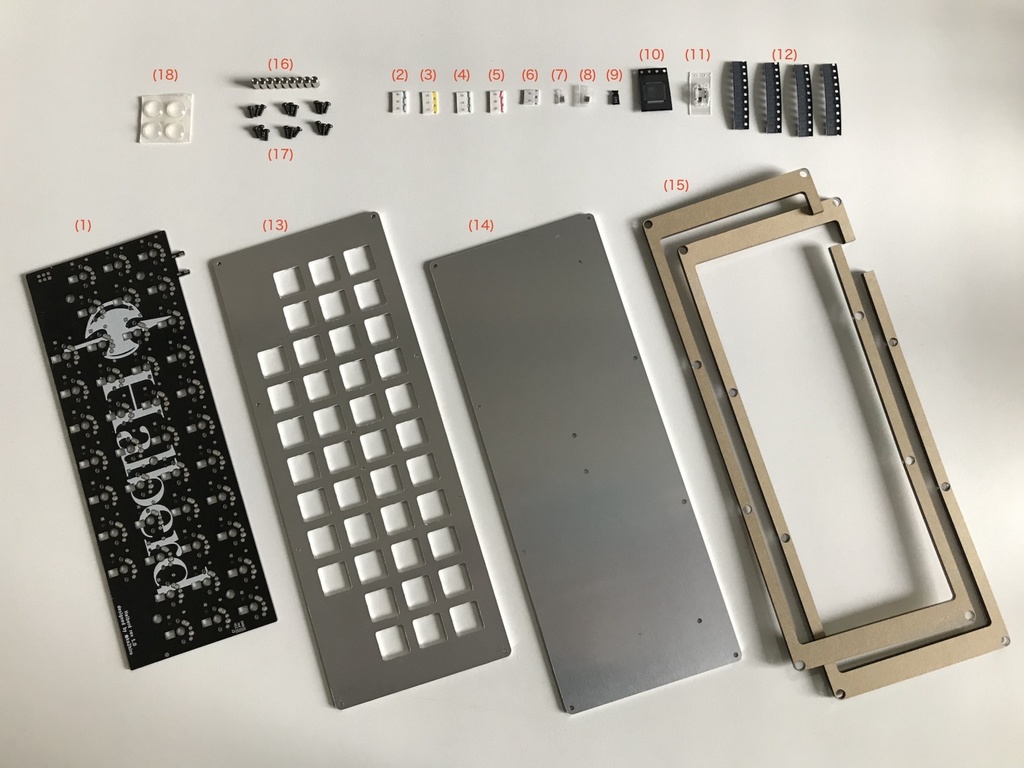 Halberd (DIY keyboard kit)