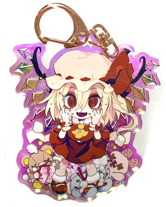 ぐるぐるフランちゃんアクリルキーホルダー