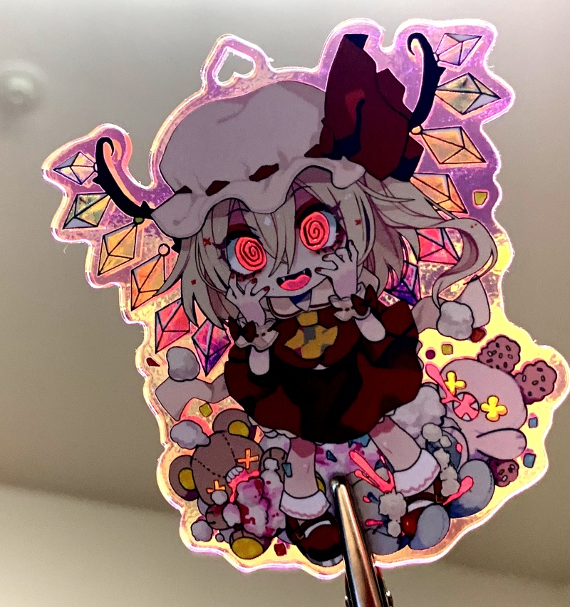 ぐるぐるフランちゃんアクリルキーホルダー