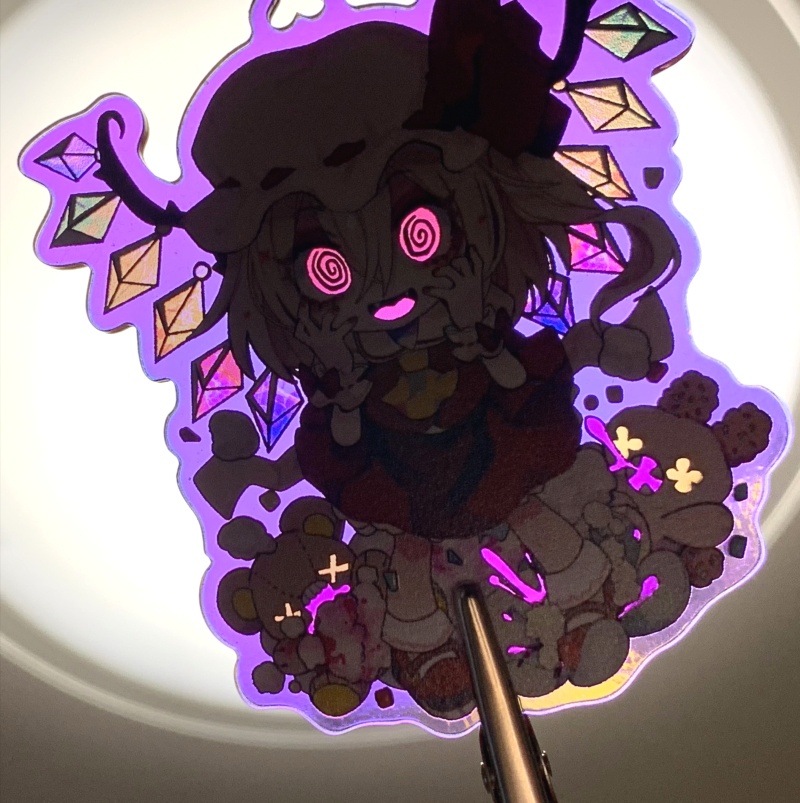 ぐるぐるフランちゃんアクリルキーホルダー