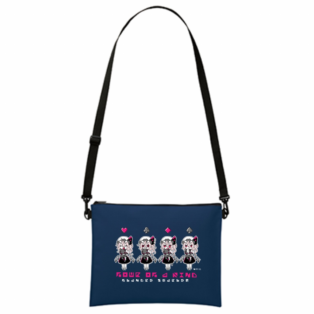 てんちゃん⭐︎さん専用　サコッシュ コウペンちゃん 収穫祭！ サコッシュ 握るよ ブラック ONE