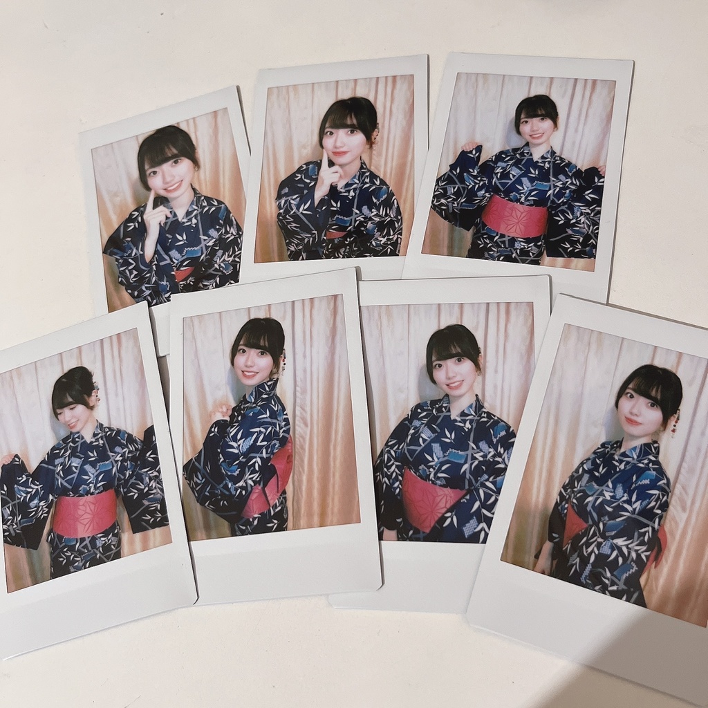 【デコチェキ】浴衣チェキ👘💙