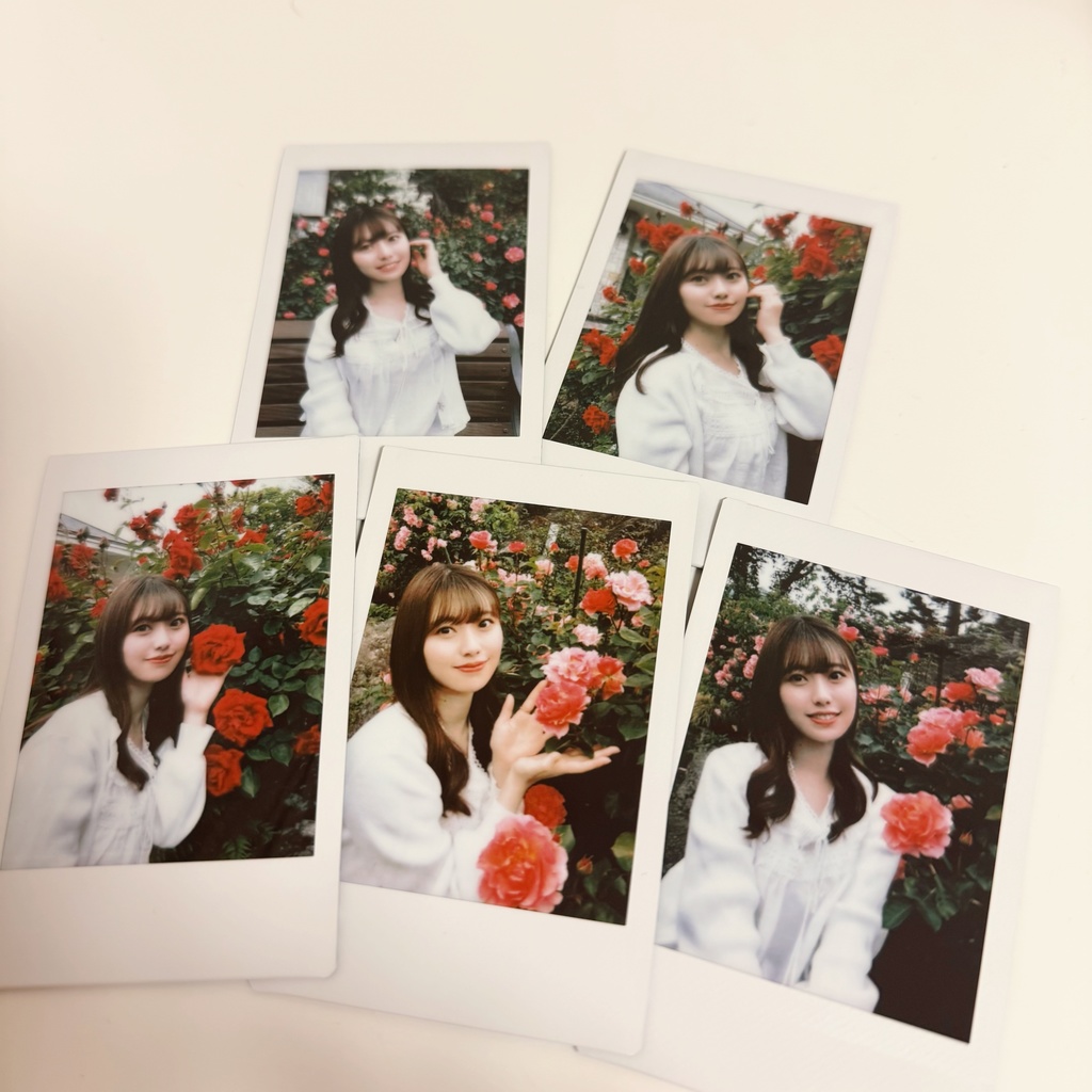 バラ園チェキ🌹