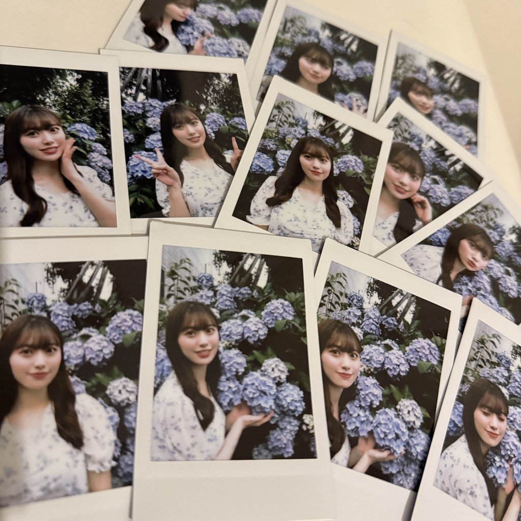 紫陽花チェキ💜