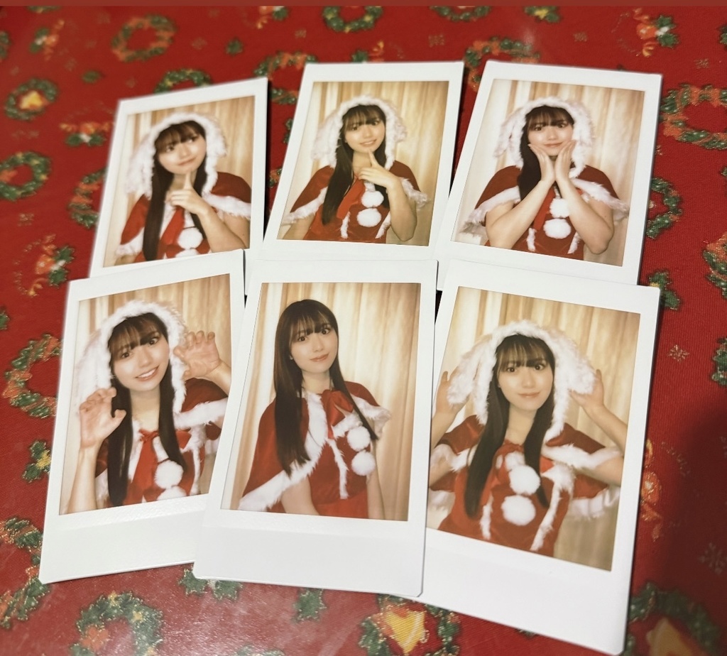 【デコチェキ】サンタチェキ🎅🏻🎄