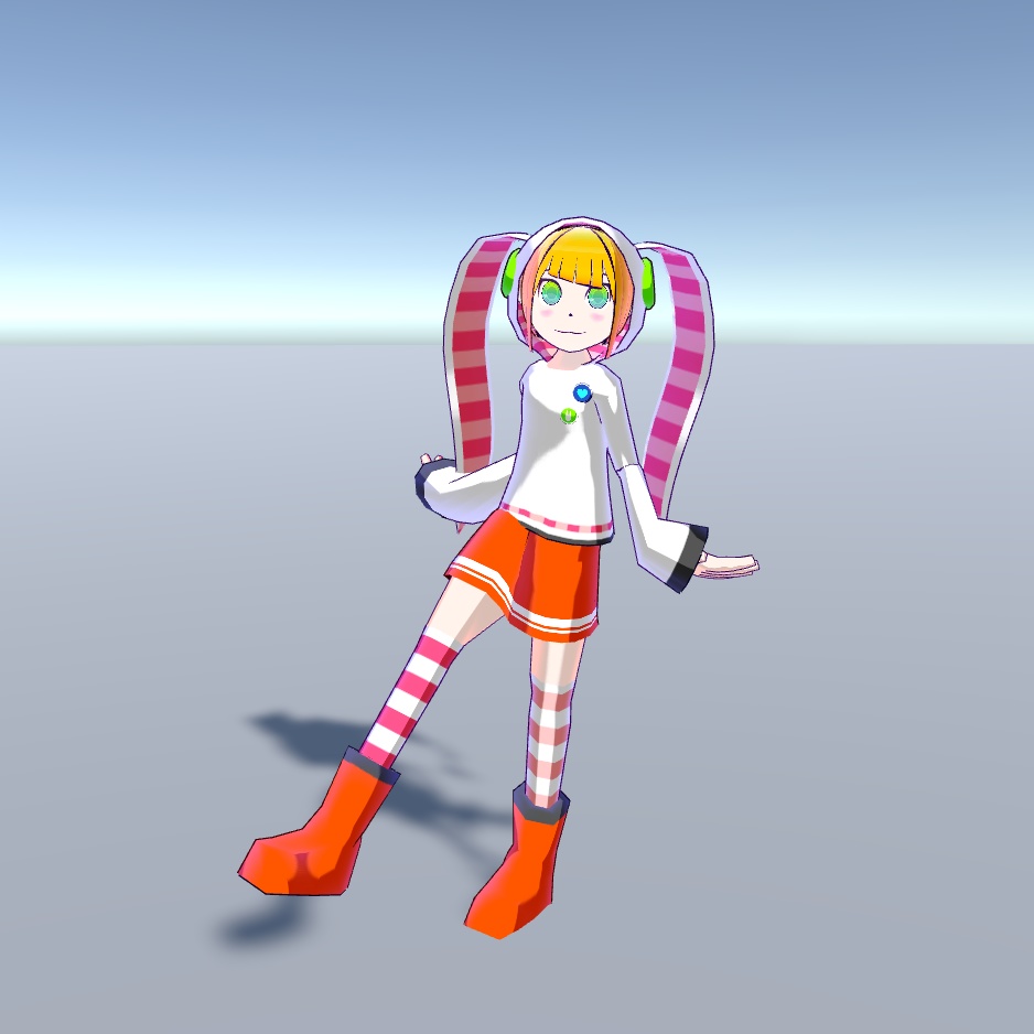 【VRchat向け3Dモデル】Rai-Rai【オキュラスクエスト対応】