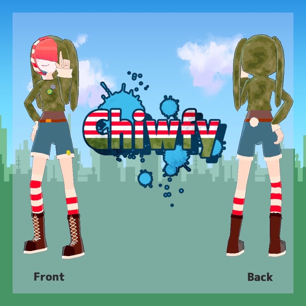 【VRChat】キウフィ【VRM・Quest対応】