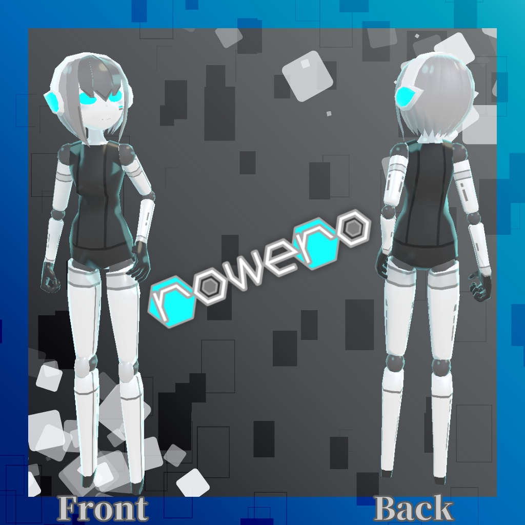 【VRChat向け】ロウェロ rowero【クエスト対応・ロボ娘】