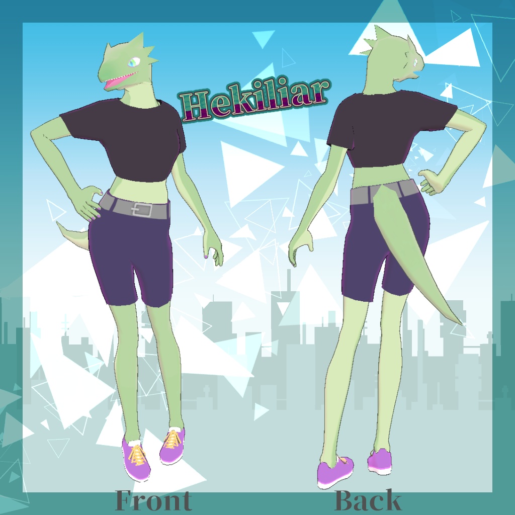 【無料配布】Hekiliar ヘキリア 【VRChat・ドラゴン】