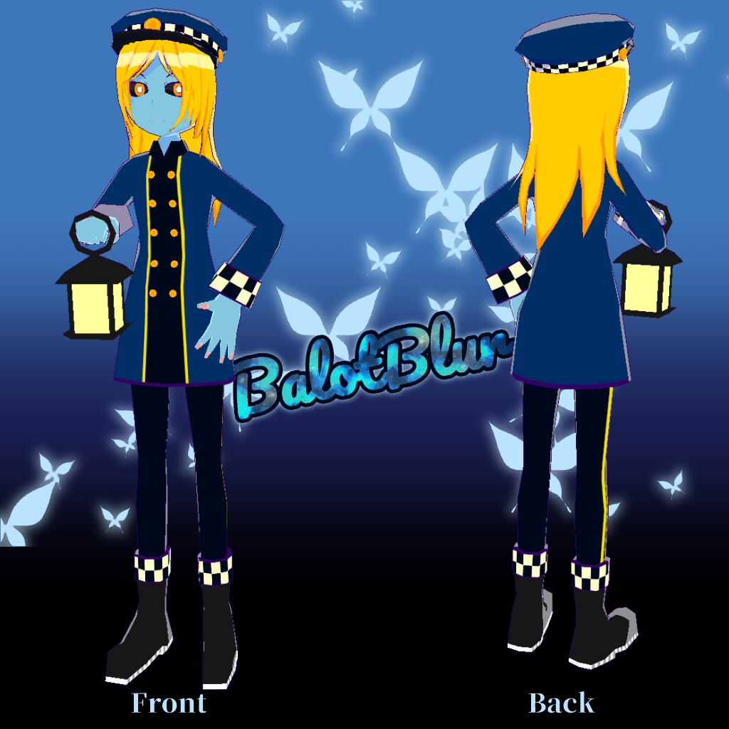 【VRChat アバター】BalotBlur バロトブラー 【VRM・クエスト対応】