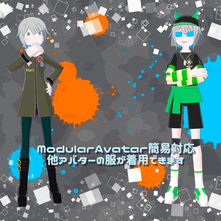 【VRChat・アバター】ゼレキィ【VRM・クエスト対応】