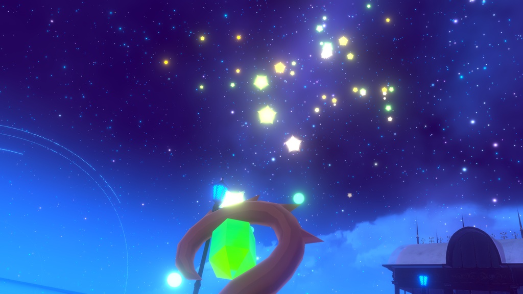 【MA対応!】VRChat向けアバター小物 魔法particle付きワンド【魔法の杖 ワンド】