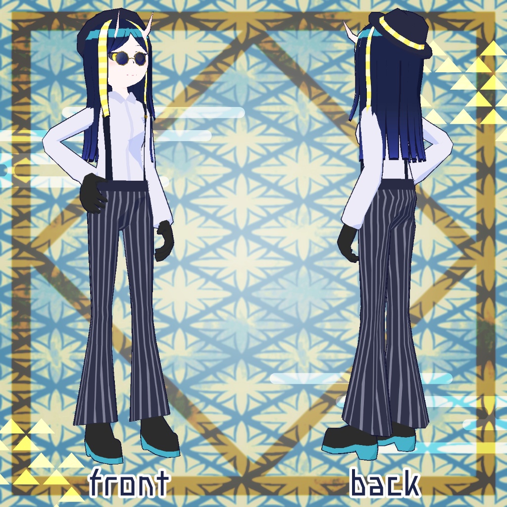 【VRChat・アバター】トオフミ【VRM・クエスト対応】