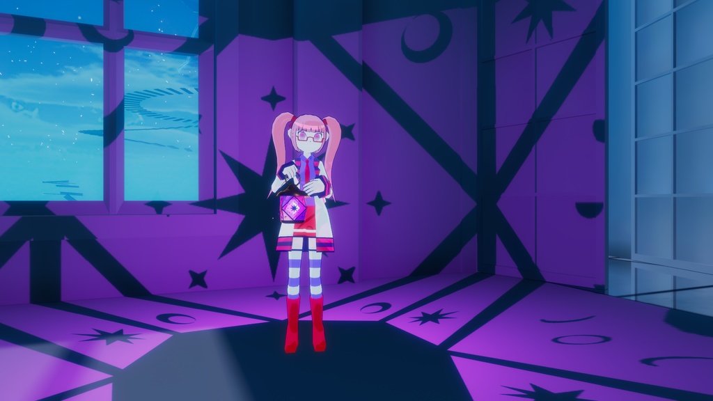 【ワールド小物】星影のランタン 【VRChat・アクセサリー】