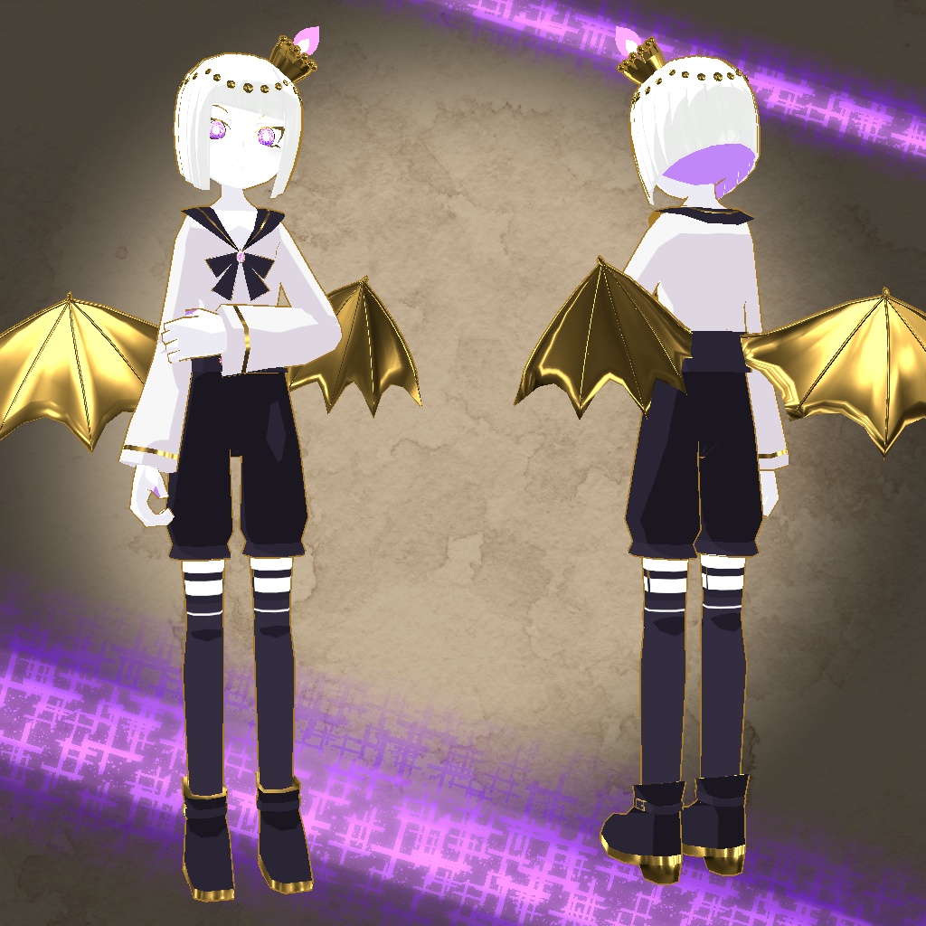 【VRChat・VRM】ろうそくの王子さま【オリジナル3Dモデル・アバター】