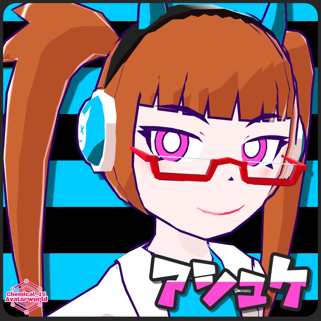 【3Dモデル・アバター】アシュケ CaryChemix【VRChat・VRM】