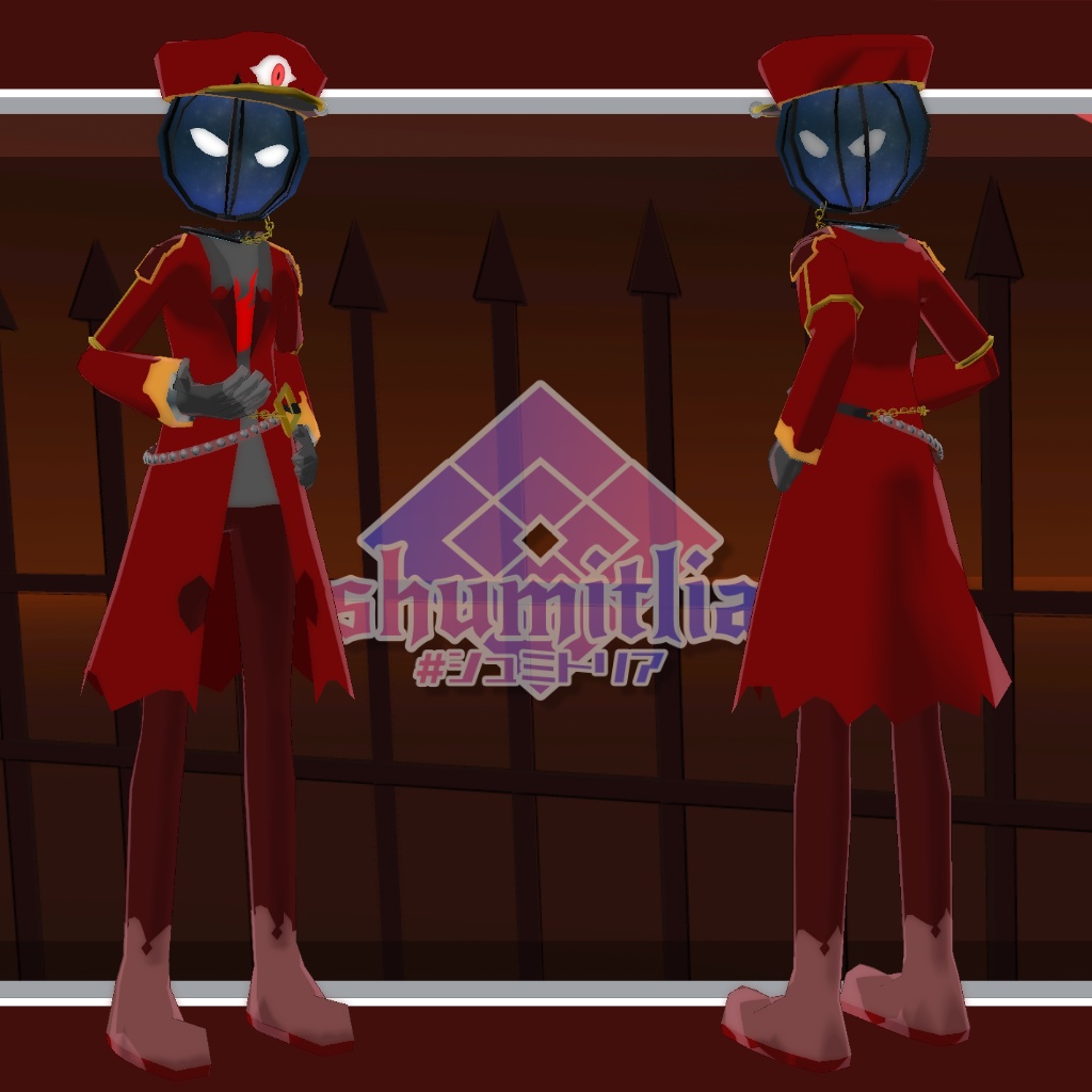 【3Dモデル・アバター】ケティグニス【VRChat・VRM】