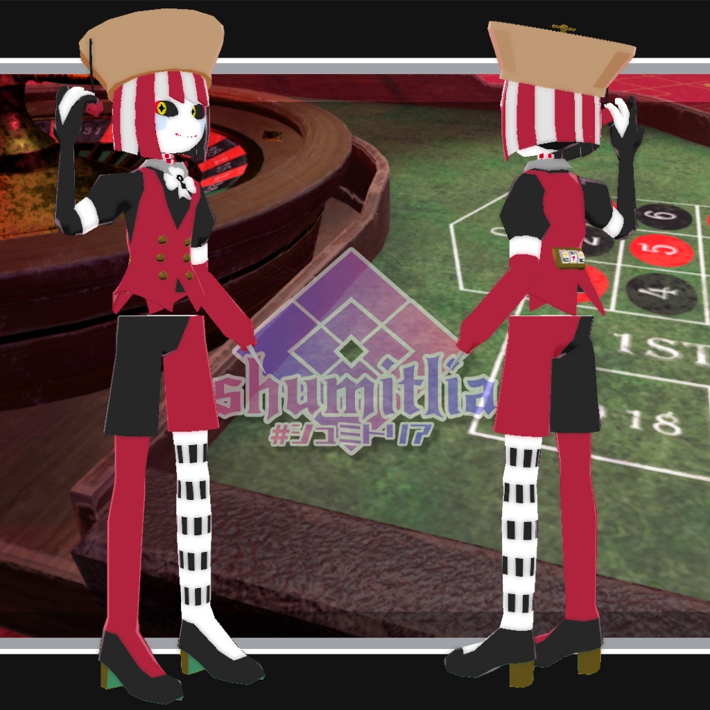 【3Dモデル・アバター】フォルネベッタ【VRChat・VRM】