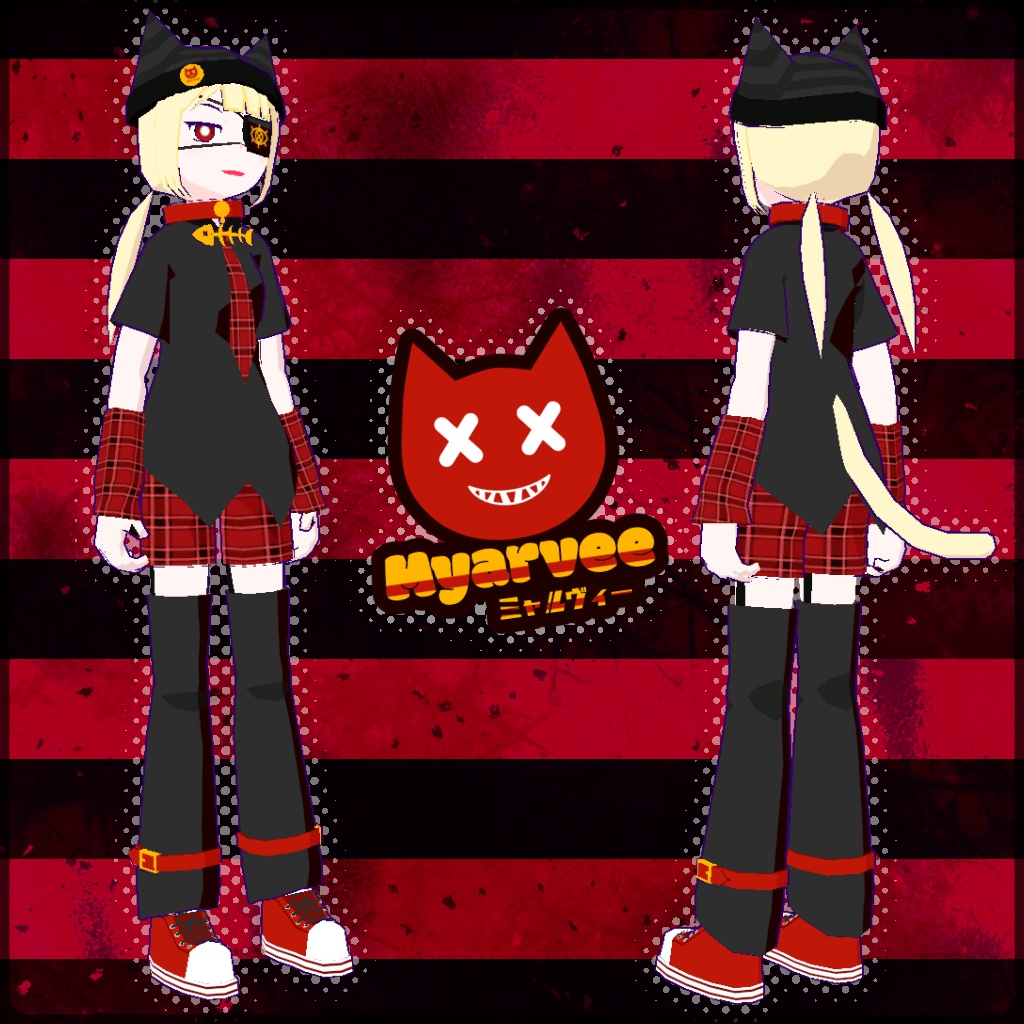 【セール中!】ミャルヴィー【VRChatアバター VRM クエスト対応 mobile対応】
