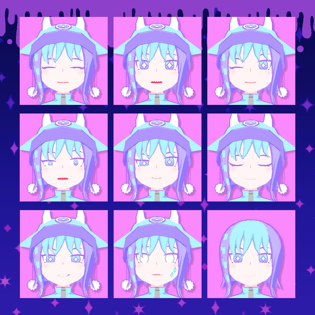 【VRChat向けアバター】ステモルヴァ - Stemorva【モバイル対応】