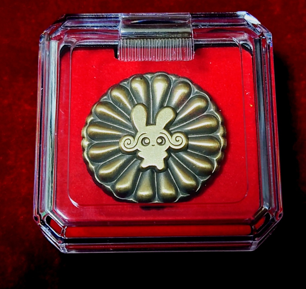 高級ピンバッヂ　うさぎのあかし